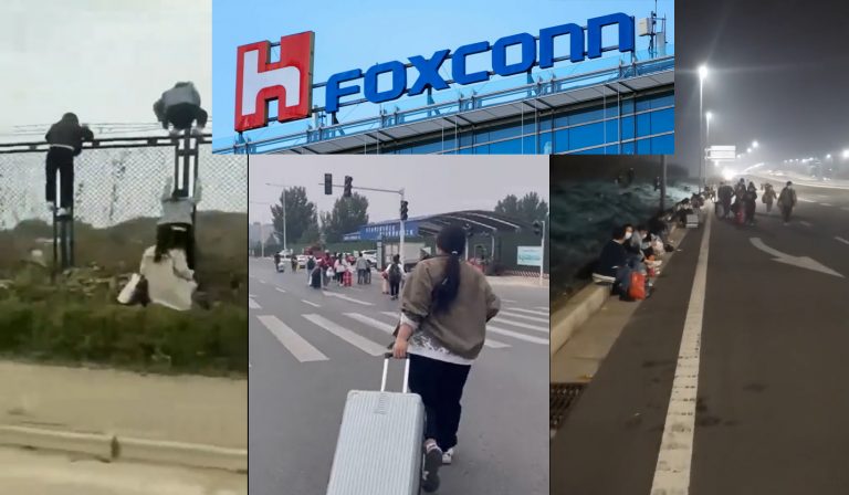 China: Workers leave the largest iPhone factory in Zhengzhou to avoid Covid-19 restrictions, walk towards their homes in other cities