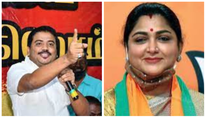 DMK’s Saidai Sadiq booked over his derogatory remarks against BJP leader Khushbu Sundar