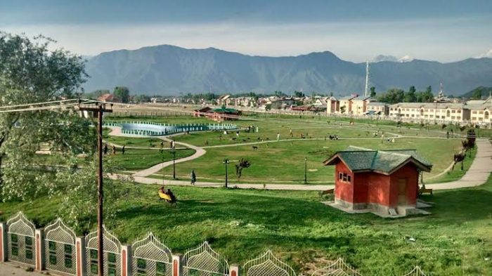 Jammu & Kashmir: Opposition parties protest against the decision to construct cancer hospital on a part of Eidgah grounds in Srinagar