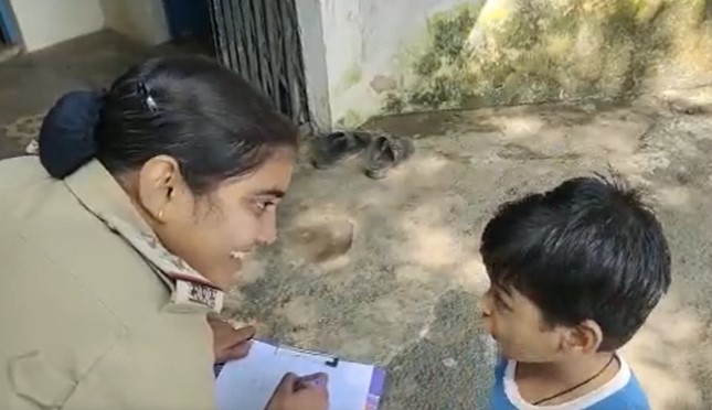 Toddler files police complaint because his mother would ‘steal his chocolates’ when at school, MP Police officer indulges in viral video
