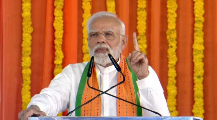 Urban Naxals led to wastage of 50 years in construction of the Sardar Sarovar dam: PM Modi in Gujarat