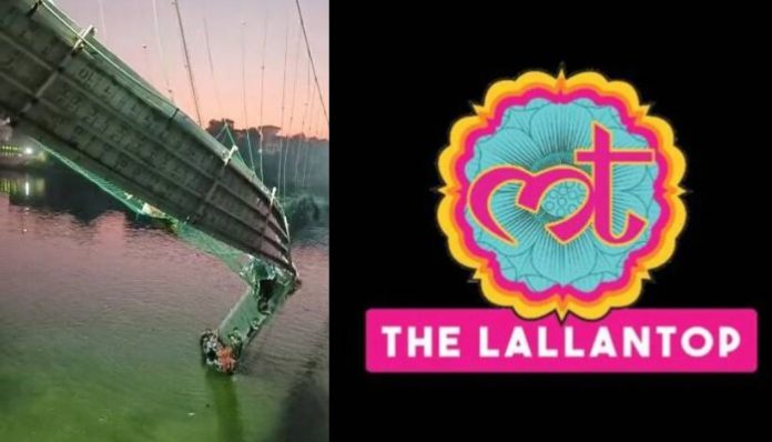 Lallantop attributes Morbi bridge collapse to Chhath, AAP MLA amplifies