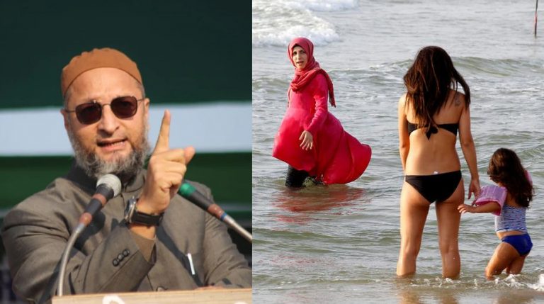 ‘You happily wear a bikini. Why should we take off our hijab’, Asaduddin Owaisi asks in a rally