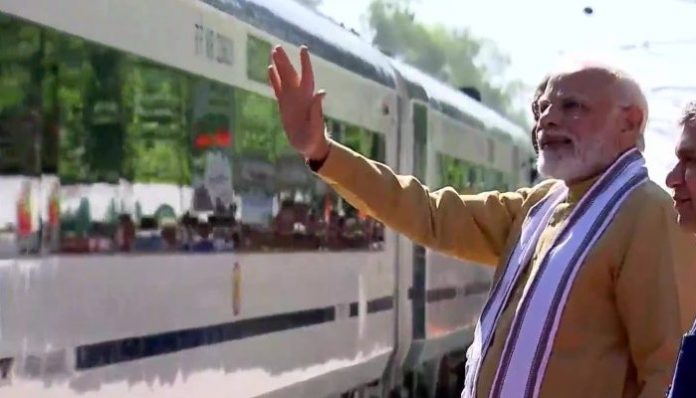 PM Modi flags off Vande Bharat Express train in Himachal Pradesh Una