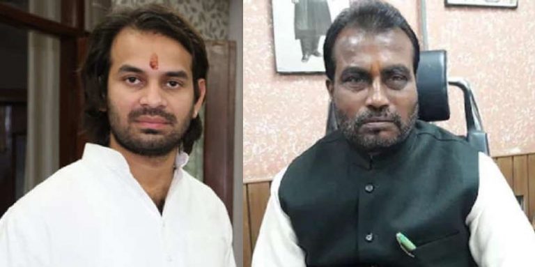 Tej Pratap Yadav storms out of RJD’s national convention midway accusing party leader Shyam Rajak of hurling abuses at him and his sister