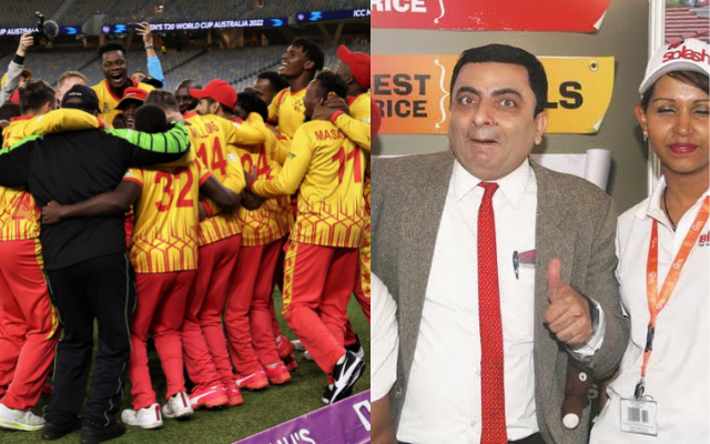 “Next time, send the real Mr. Bean”, Zimbabwe President to Pakistan after Zimbabwe stuns Pakistan team at the World Cup