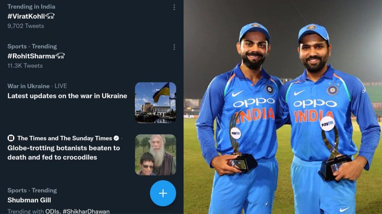 #RohitSharma and #ViratKohli with pig emojis trends on Twitter: Here’s what we know