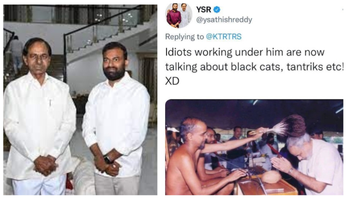 Bharat Rashtra Samithi social media convener mocks Jain monk Tarun Sagar, miffed Jain community seeks apology from the leader