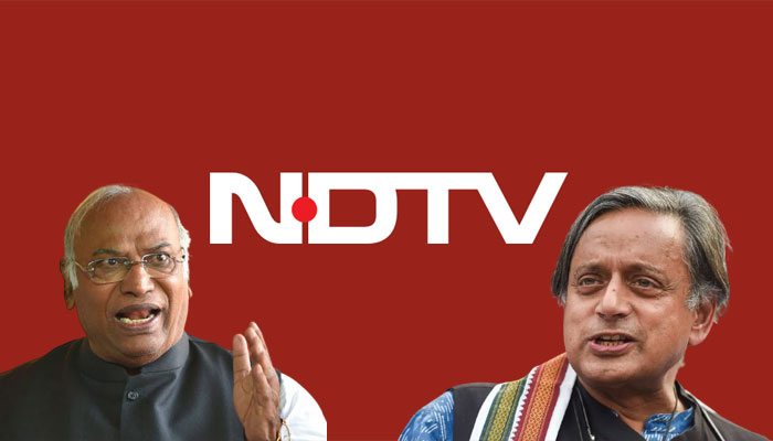 Family feud: Congress workers and supporters attack NDTV for referring to Mallikarjun Kharge as a ‘Gandhi-proxy’