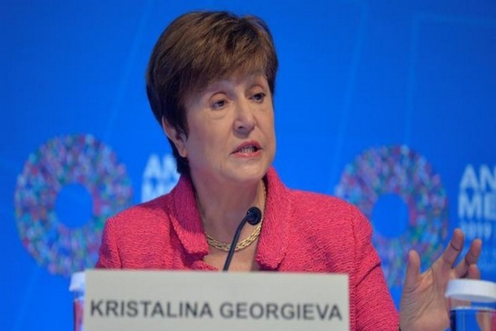 IMF Managing Director Kristalina Georgieva hails the Indian economy as “a bright spot in a dark horizon”