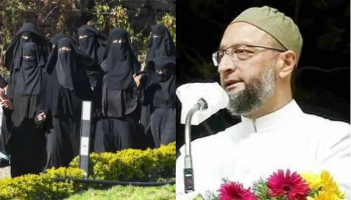 asaduddin owaisi hijab AIMIM