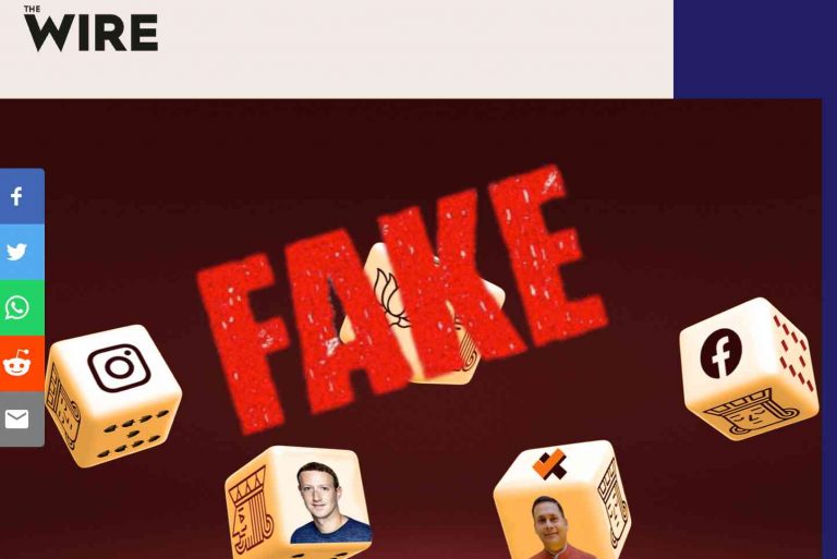 Meta official says documents fabricated: Here is how propaganda outlet The Wire cooked up bizarre story to target BJP