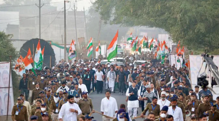 Madhya Pradesh: BJP posts video, says ‘Pakistan Zindabad’ slogans were raised during ‘Bharat Jodo Yatra’ in Khargone, Congress claims video doctored
