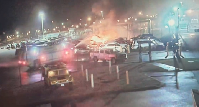 Five cars rented by US President’s secret service burst into flames at the Nantucket airport; Watch