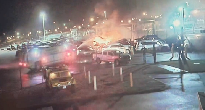 Five cars rented by US President’s secret service burst into flames after his Nantucket vacation: Watch
