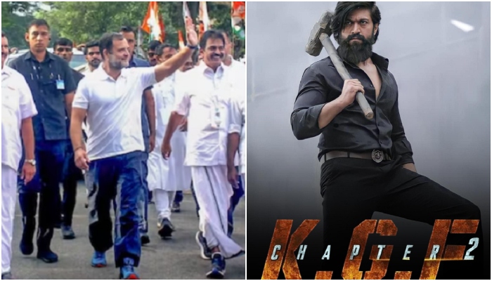 Rahul Gandhi, other Congress leaders use KGF Chapter 2 songs in Bharat Jodo Yatra videos, Music label sues party, files FIR