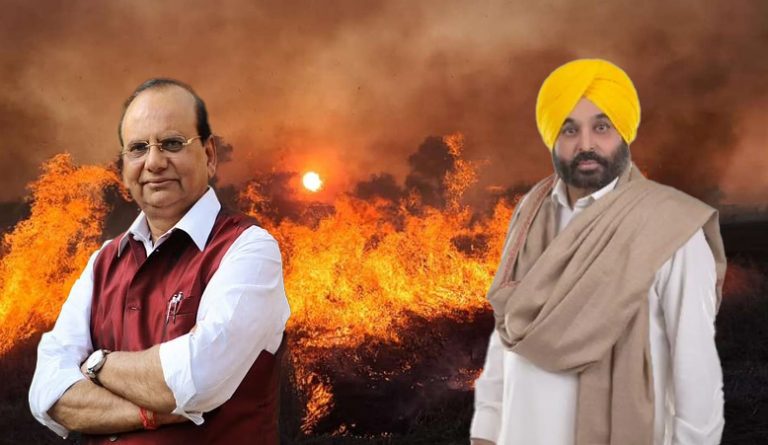 ‘Stubble burning in Punjab has converted Delhi into gas chamber’: Delhi LG writes to Bhagwant Mann to take urgent steps to control pollution