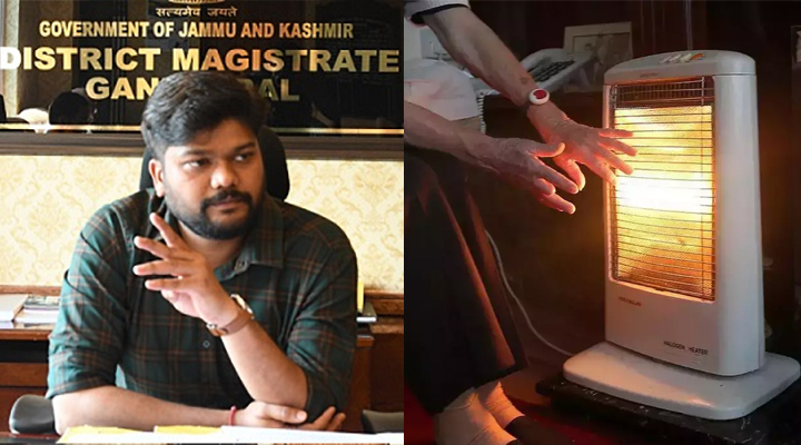 Kashmir: Ganderbal district admin imposes blanket ban on electric heaters ahead of harsh winter to prevent disruption in power supply