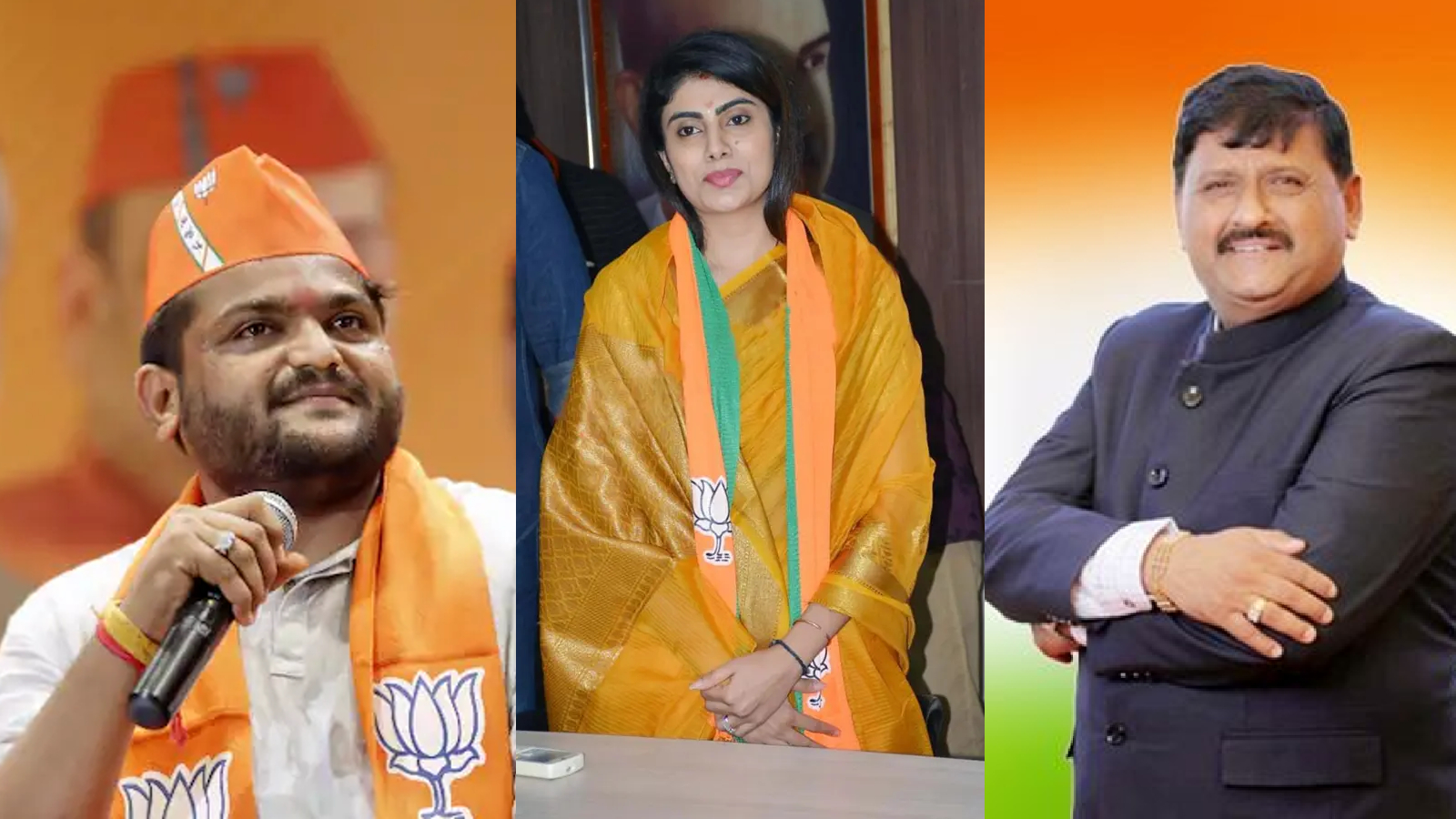 Gujarat elections 2022 BJP reveals 160 names, Hardik Patek & Rivaba