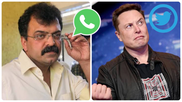 NCP leader Dr Jitendra Awhad thanks Elon Musk, the new Twitter owner, for fixing WhatsApp, a messaging service offered by Meta