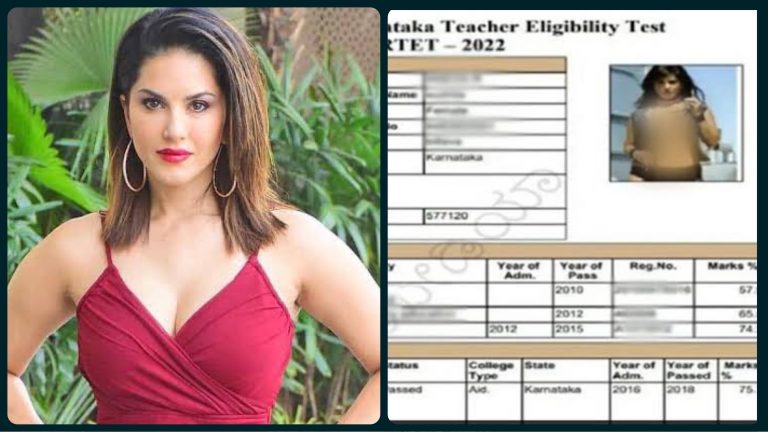Karnataka: Sunny Leone’s picture found on admit card of TET 2022 exam candidate, govt orders probe