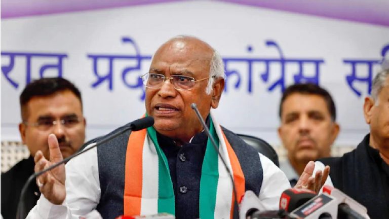 Gujarat: Congress president Mallikarjun Kharge compares Modi with demon king Raavan in an election rally