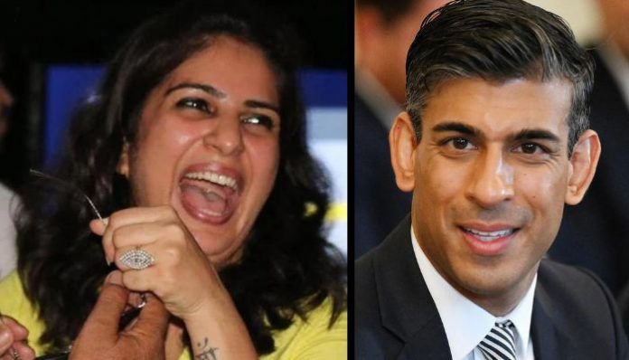 Entitled Indian 'journalist' wants Rishi Sunak to find her lost wallet in London, netizens ridicule her missing sense of reality