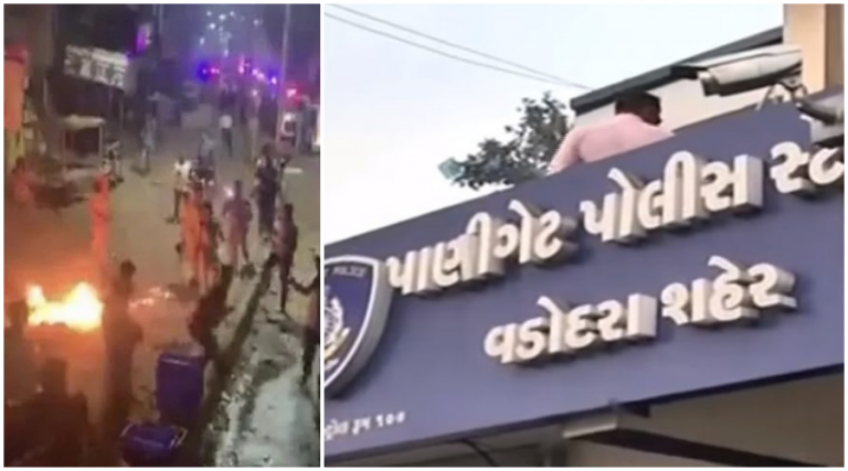Gujarat: Accused Altaf Mansuri who threw petrol bomb at police officer on Diwali night in Vadodara arrested