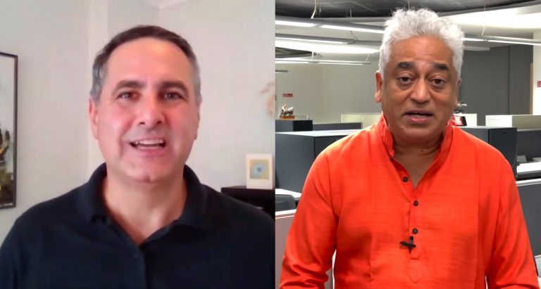 Rajdeep Sardesai proposes debate with sociologist Salvatore Babones over his criticism of Indian intellectuals, then declines his invitation to debate
