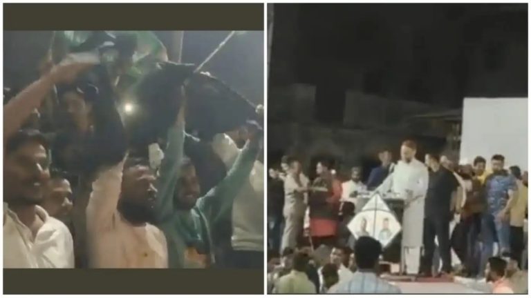 Gujarat: Muslim youths show black flag to Owaisi, chant ‘Modi, Modi’ in Surat, day after AIMIM chief skipped Ahmedabad rally over ‘backache’