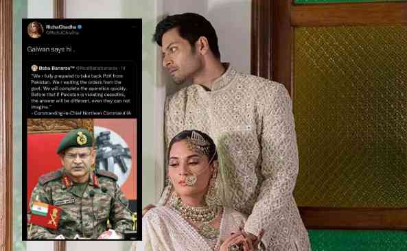 Congress supporters, ‘liberals’ hail Richa Chadha for ‘Galwan’ jibe on Indian Army even as she gets befitting replies from netizens