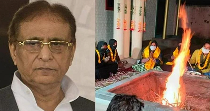 UP: 80 persons of 12 Muslim families revert to Hinduism, accuse SP leader Azam Khan of forcing them to embrace Islam 12 years ago