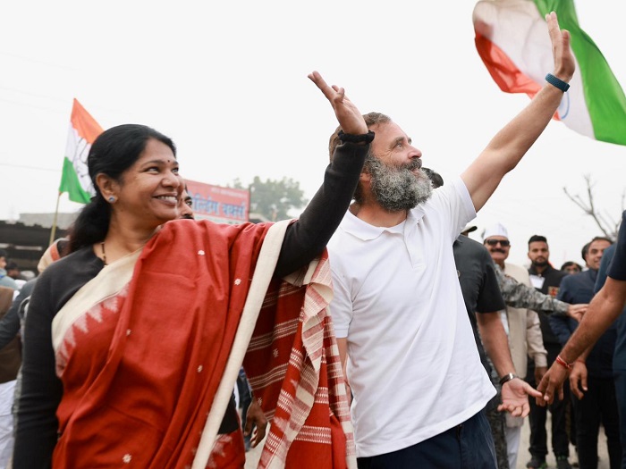DMK MP Kanimozhi, whose arrest in 2011 was underplayed by the Congress, joins Rahul Gandhi in 'Bharat Jodo Yatra'