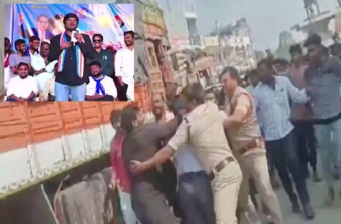Telangana: Devotees hold protest over Bairi Naresh’s derogatory remarks on Lord Ayyappa