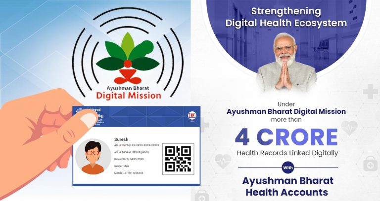 Over 4 crore health records digitised and linked with Ayushman Bharat Health Accounts under PM Modi’s flagship Ayushman Bharat Digital Mission