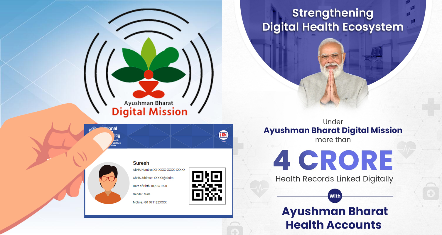 Ayushman Bharat Digital Mission reaches milestone of 4 crores digitally