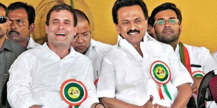 Mk stalin and Rahul Gandhi