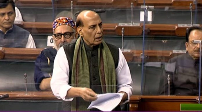 Rajnath Singh India-China clash