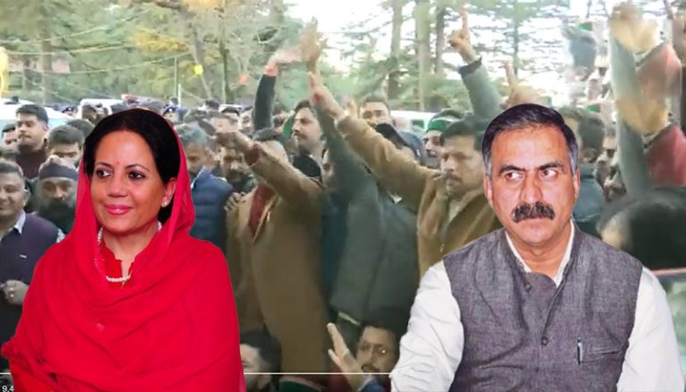 After Congress high command picks Sukhwinder Singh Sukhu as Himachal CM, supporters of Pratibha Singh raise slogans demanding to make her the CM