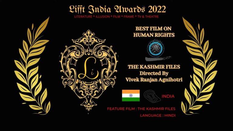 Vivek Ranjan Agnihotri’s ‘The Kashmir Files’ awarded the ‘Best Feature Film on Human Rights’ by LIFFT India