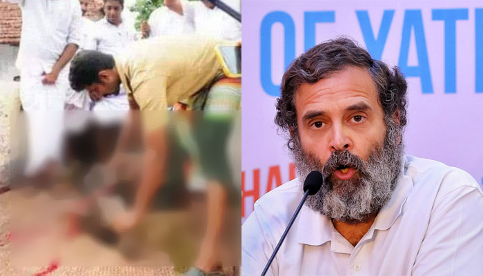 As Rahul Gandhi says, cows came to his rally and were not hurt, time to recall how Congress workers slaughtered a calf in the middle of the road