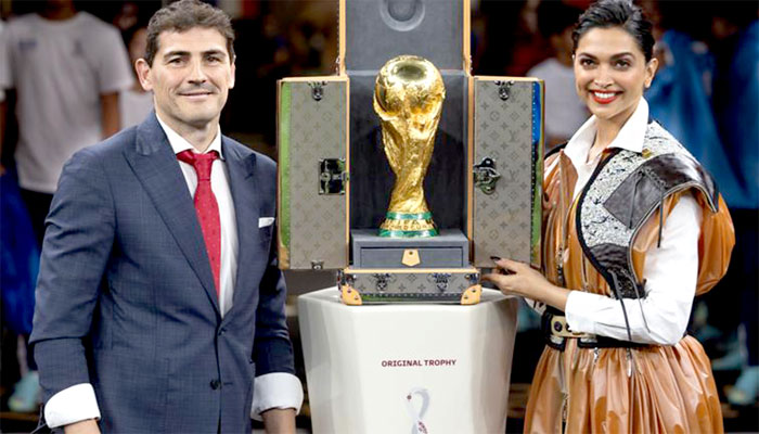 Was Deepika Padukone representing India at the FIFA World Cup trophy unveiling in Qatar as implied by ‘liberals’? Here’s a fact-check