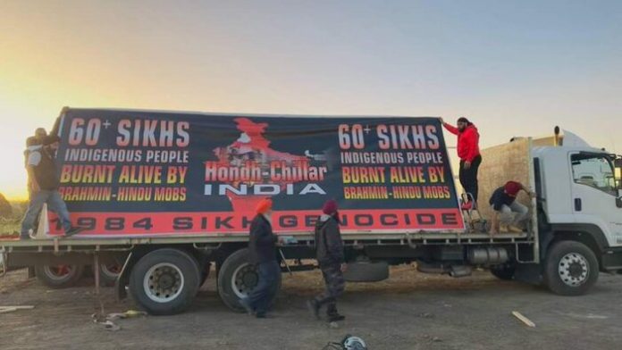 '60+ Sikhs burnt alive by Brahmin-Hindu mobs': Khalistani terrorists spread anti-Brahmin propaganda in Australia
