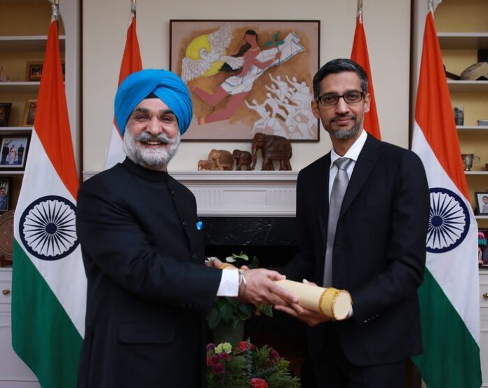 Sundar Pichai Padma Bhushan