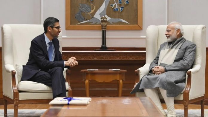 Sundar Pichai Modi