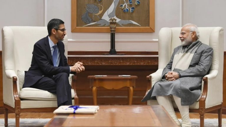 ‘Inspiring to see the rapid pace of technological change under your leadership’: Google CEO Sundar Pichai lavishes praises on PM Modi