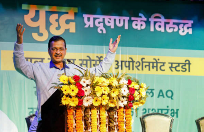 Delhi: BJP hits back at CM Kejriwal for blaming biomass burning by security guards and drivers for air pollution in capital