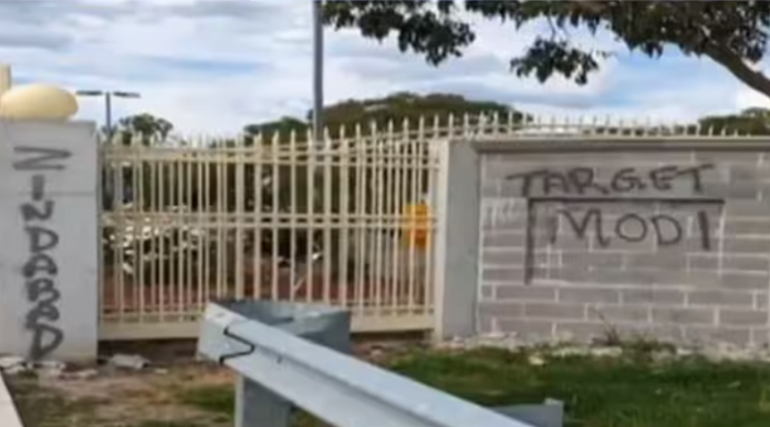 Australia: Historic Shiva Vishnu Temple in Melbourne attacked by Khalistani supporters, second such attack on Hindu temples in a week