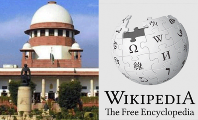 'Wikipedia not dependable, can promote misleading information', SC bench cautions Court authorities