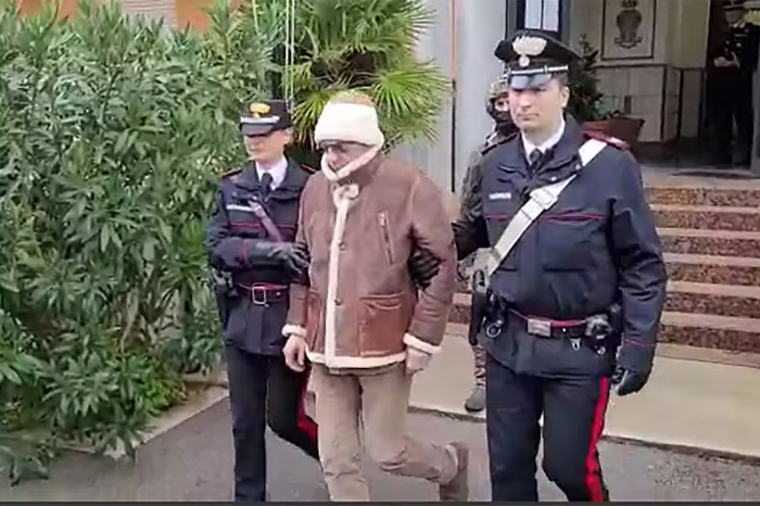Italy’s most wanted mafia boss arrested after spending 30 years on the run